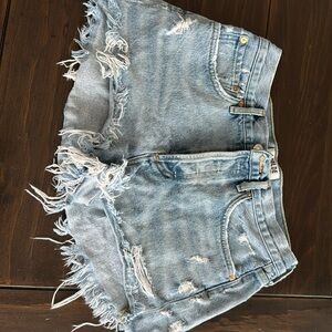 goldie denim shorts preowned